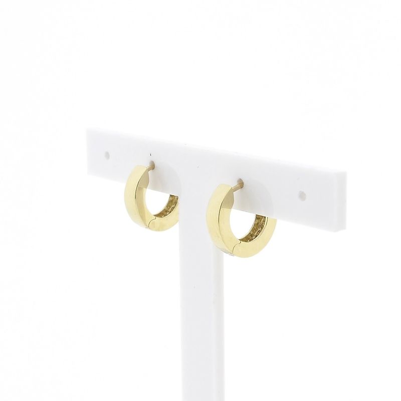 Image 4 of Gold earrings; Ø 14.3 mm
