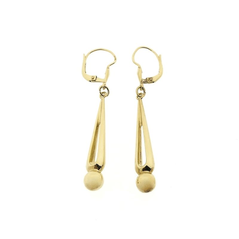 Image 6 of Vintage gold drop earrings