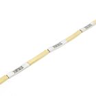 Image 7 of Two-tone gold necklace with diamond; 0.09 ct.