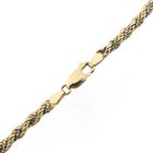 Image 7 of Two-tone gold twisted necklace | 61 cm