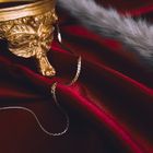 Image 2 of Gold flat gourmet link chain | 42.5 cm