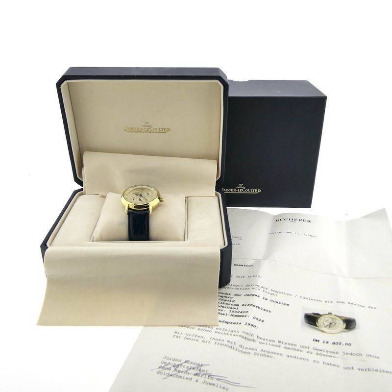 Image 4 of Jaeger-LeCoultre Master Control Geographic; Automatic 18k gold men's watch