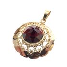 Image 6 of Vintage gold pendant with garnet