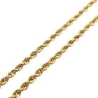 Image 3 of Gold twisted link chain