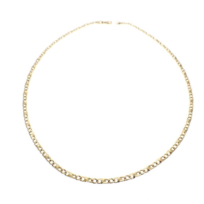 Image 5 of Gold infinity link necklace | 44 cm