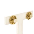 Image 6 of Gold stud earrings with pearl
