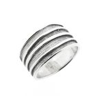 Image 1 of Wide silver ring