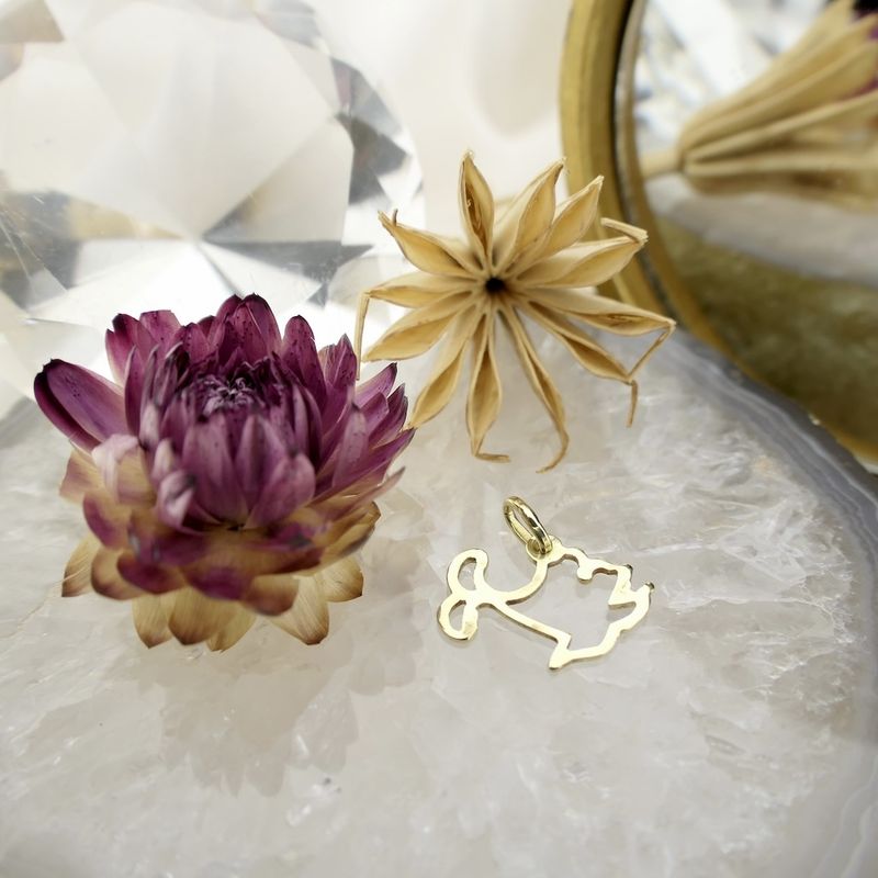 Image 2 of Gold fish pendant