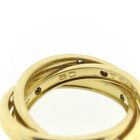 Image 8 of 18-karat gold trinity ring with 0.225 ct. diamond | Cartier