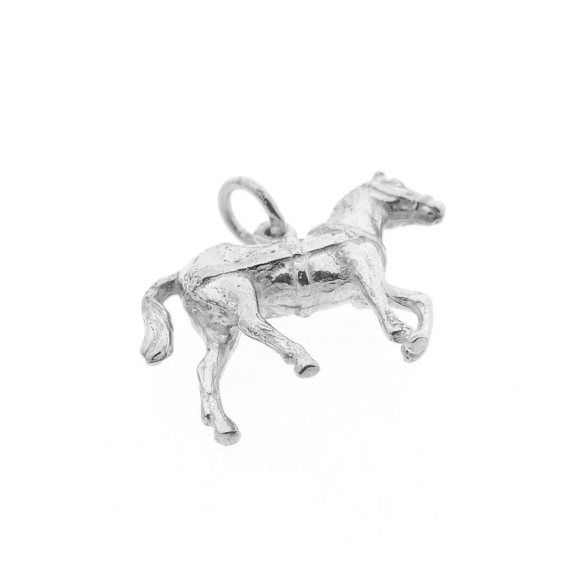 Image 3 of Silver charm/pendant of a horse