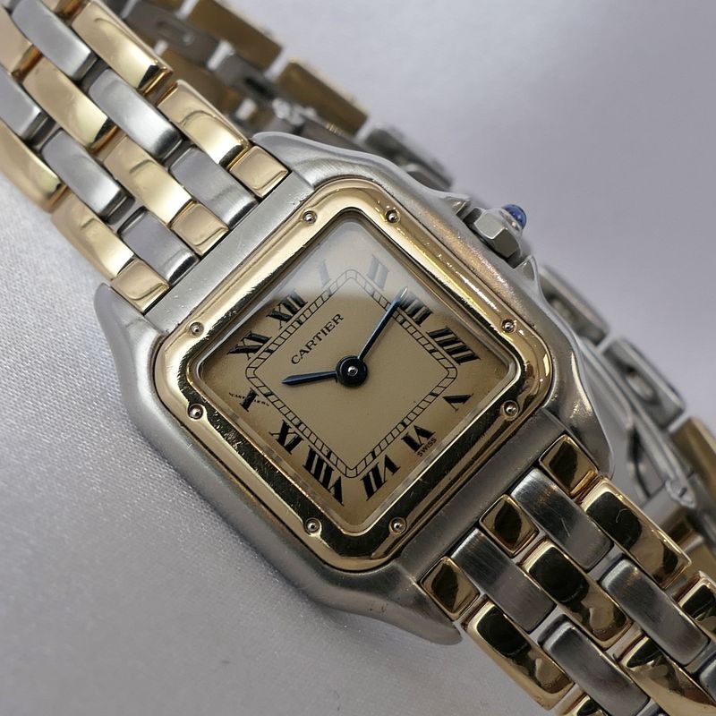 Image 17 of Cartier Panthère; Gold/steel ladies' watch
