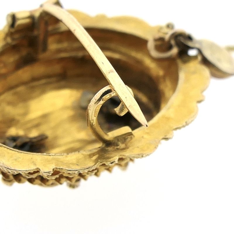 Image 4 of Vintage gold brooch | filigree technique