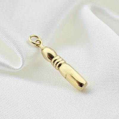 Image 2 of Gold pendant of a cone