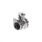 Image 7 of Pandora charm; Silver; Swan