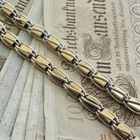 Image 2 of Two-tone gold fantasy link necklace