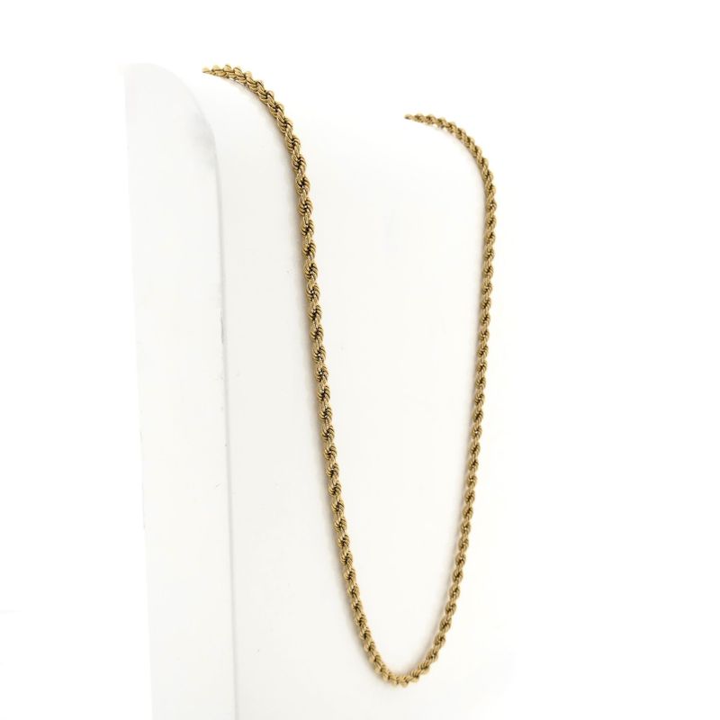 Image 4 of 8 Karat Twisted Link Chain