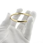 Image 6 of Gold smooth slave bracelet | Ø 60 mm