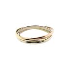 Image 3 of Tricolor Gold Trinity Ring