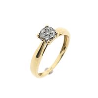 9-carat diamond eternity ring; 0.14 ct.