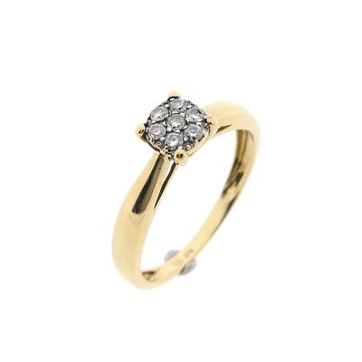 Image 1 of 9-carat diamond eternity ring; 0.14 ct.