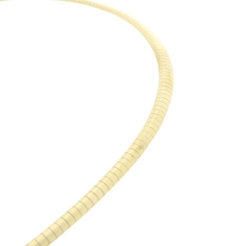 Image 6 of Gold Omega link necklace | 41 cm