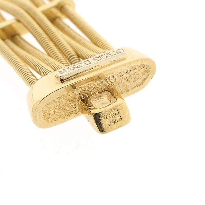 Image 7 of 18-karat gold necklace; choker with diamond; 0.31 ct. | 40 cm | Marco Bicego