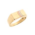 Image 1 of Tricolor gold signet ring