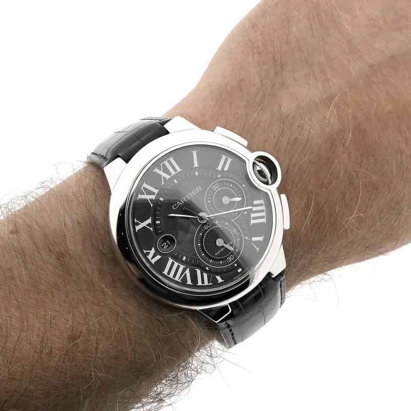 Image 16 of Cartier Ballon Bleu Chronograph 3109; Automatic men's watch