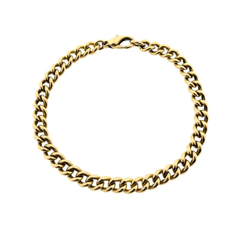 Image 3 of Gold gourmet link bracelet