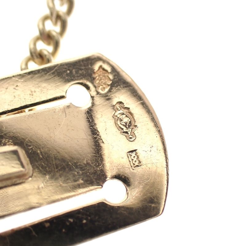 Image 6 of Vintage gold bracelet with garnet | 17 cm