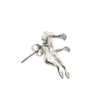 Image 6 of Silver frog stud earrings
