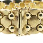 Image 7 of Vintage gold wide link bracelet