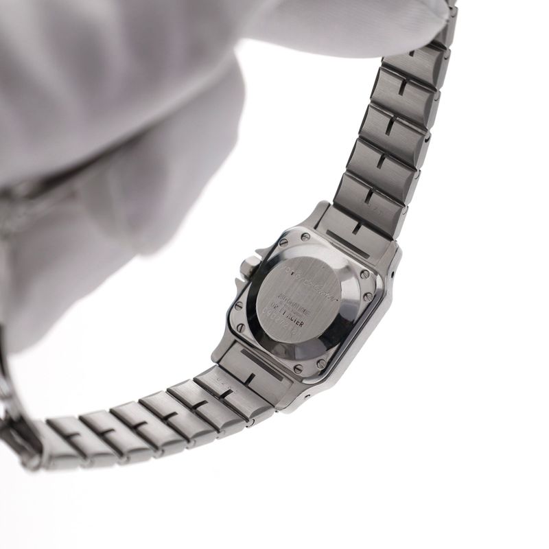 Image 9 of Cartier Santos Ladies 24mm 0902; Automatic Ladies Watch