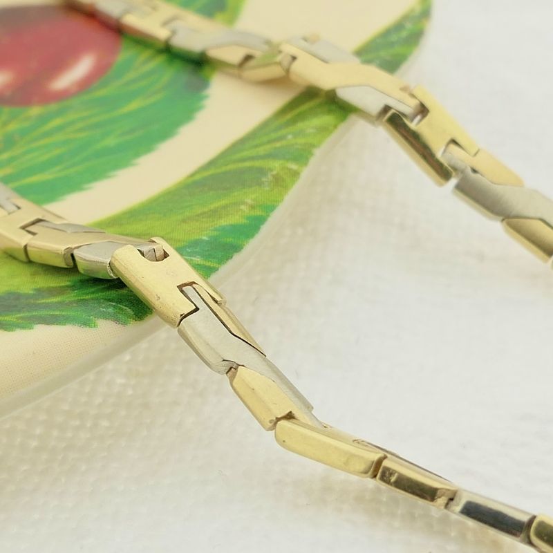 Image 9 of Two-tone gold fantasy link chain