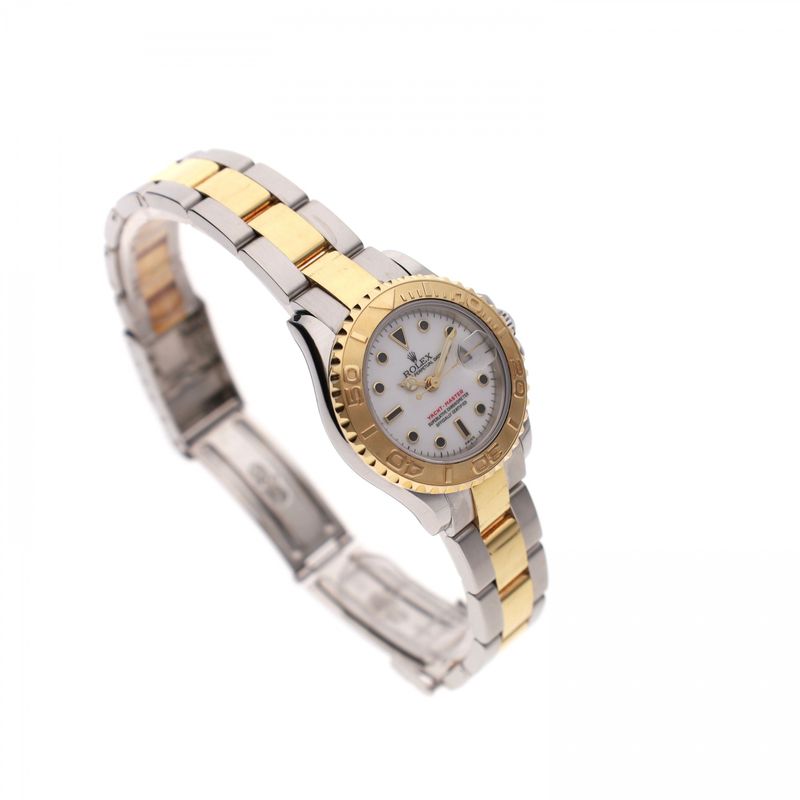 Afbeelding 4 van Rolex Yacht-Master Ladies 29mm 69623; Automatisch Dames Horloge (Full-Set '99)