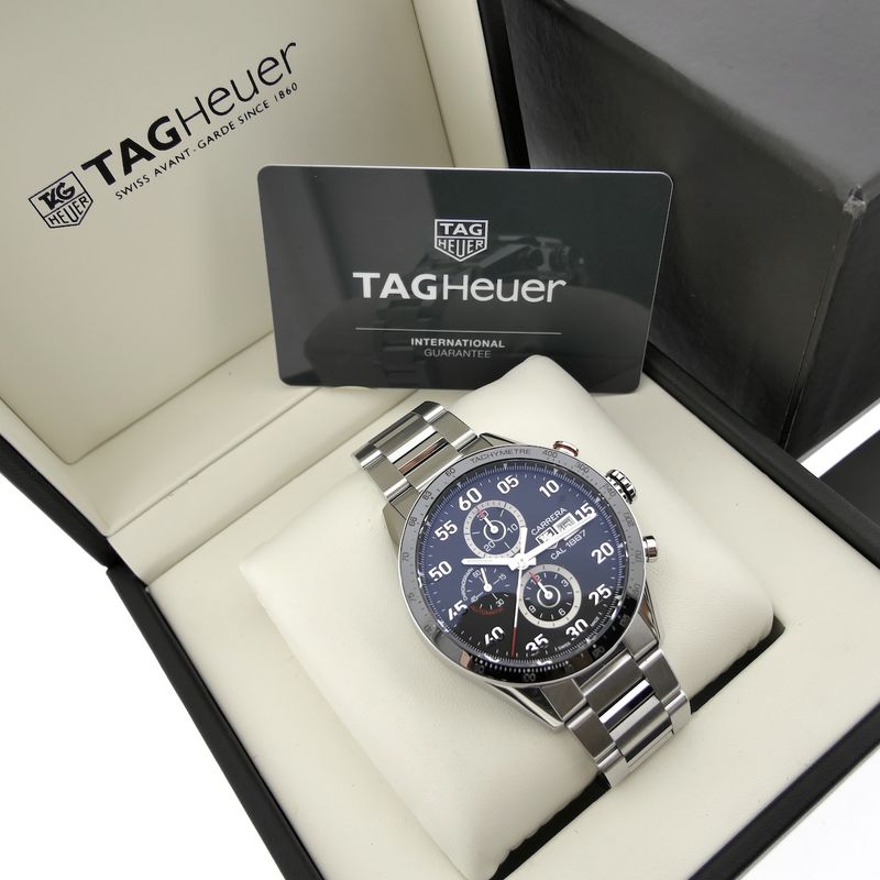Image 17 of TAG Heuer Carrera Calibre 1887 CAR2A10-5; Chronograph men's watch