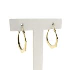 Image 1 of Gold angular earrings | Ø 18.5 mm