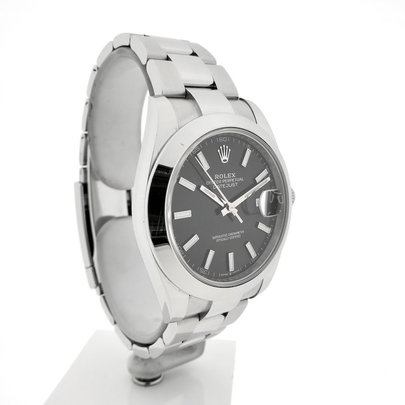 Image 3 of Rolex Datejust 41mm 'Black' 126300; Automatic men's watch