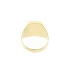 Image 6 of Tricolor gold signet ring; Carnation