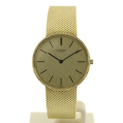 Image 1 of Universal Geneva; Vintage 18k gold men's watch