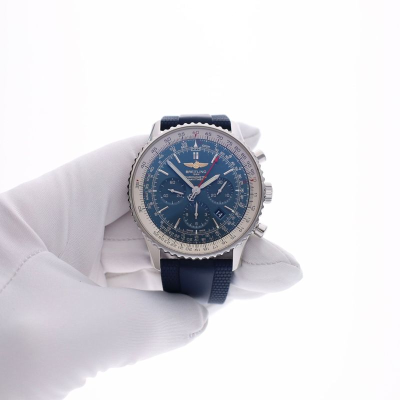 Image 12 of Breitling Navitimer 01 46mm Chronograph AB012721/C889; Automatic Men's Watch