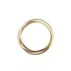 Image 3 of Tricolor gold trinity ring