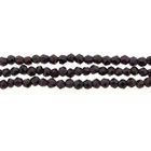 Image 3 of Antique garnet bead necklace with gold decorative clasp