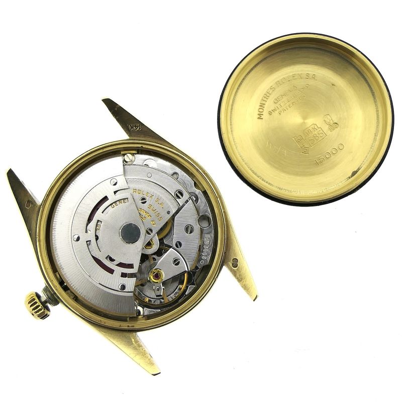 Image 14 of Rolex Oyster Perpetual Date 15037; 14k gold watch