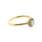 Image 8 of 18 carat gold ring with diamond | 0.325 ct.