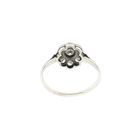 Image 3 of White gold entourage ring with diamond | 0.74 ct.