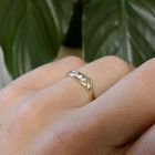 Image 2 of Gold ring with zirconia