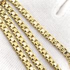 Afbeelding 8 van Bicolor gouden panterschakel ketting