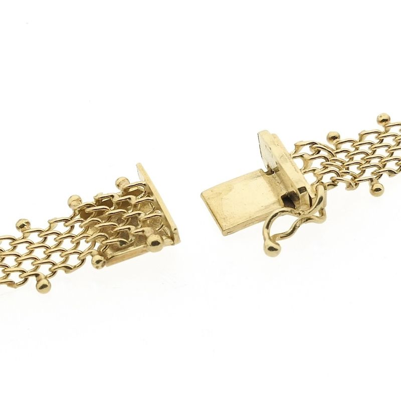 Image 5 of Vintage gold Cleopatra link chain