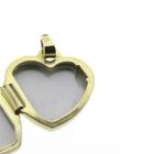Image 5 of Gold medallion pendant as a heart
